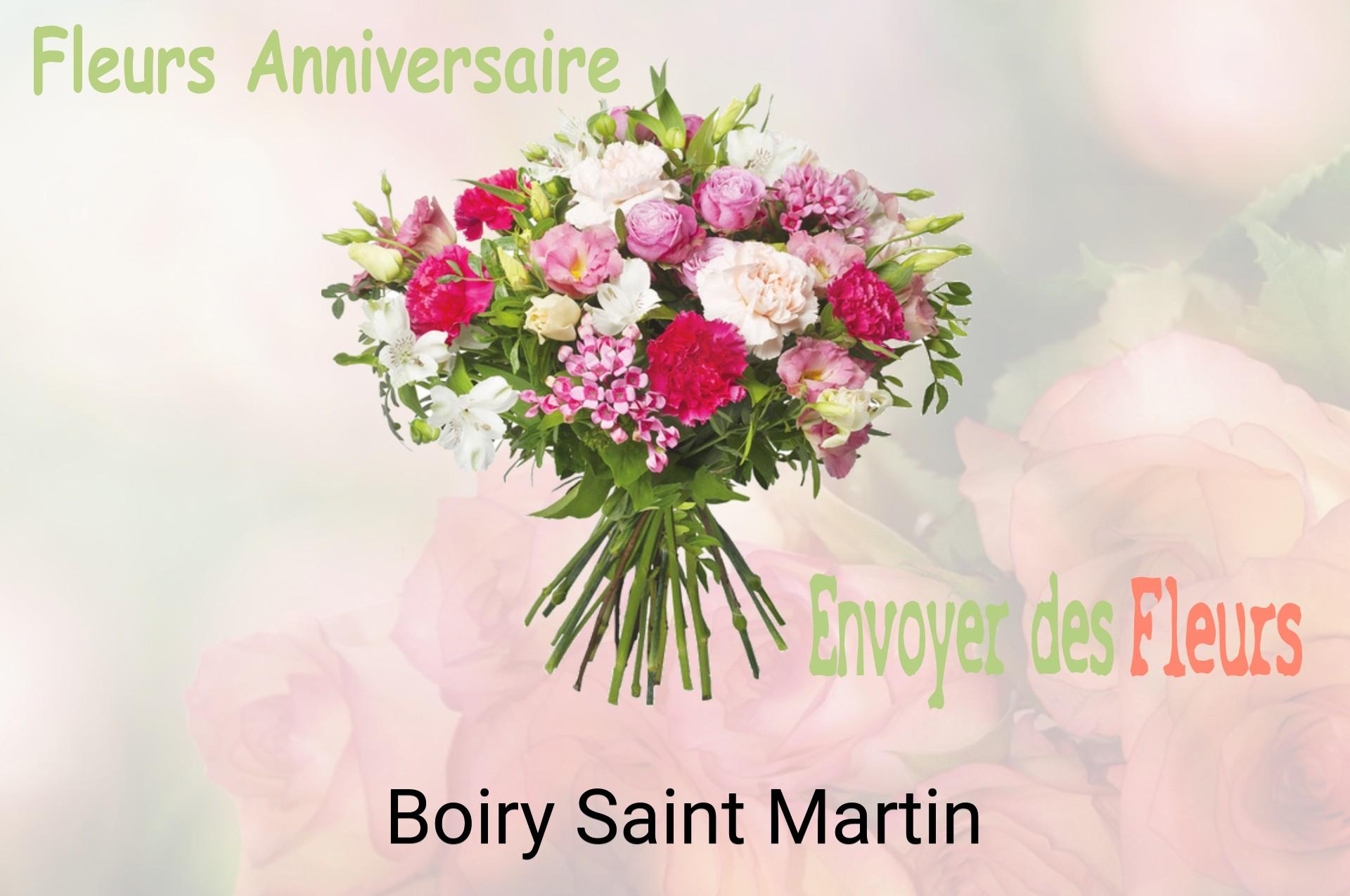 Bouquet de fleurs d’anniversaire livré à Boiry-Saint-Martin